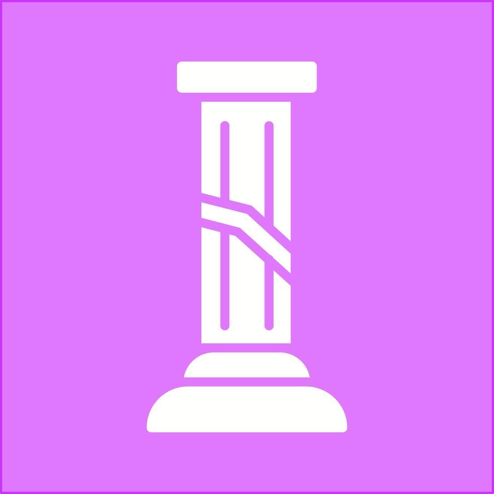 Broken Pillar Vector Icon