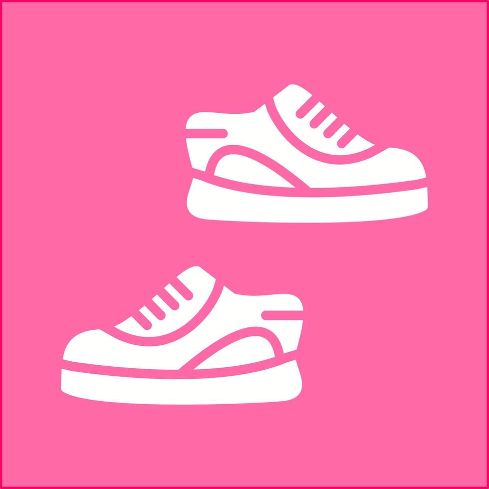 icono de vector de zapatillas