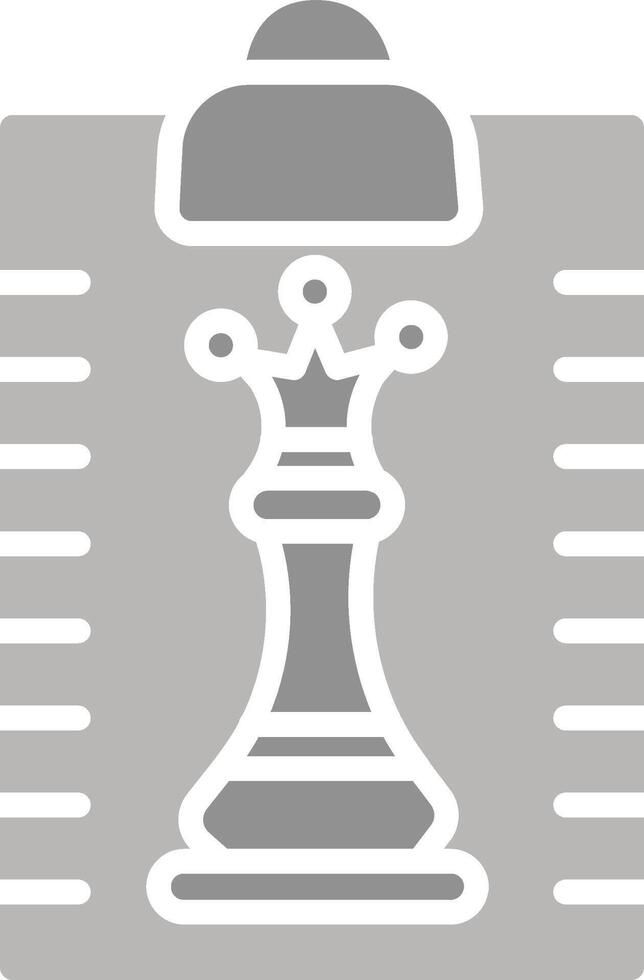 Clipboard Chess Vector Icon