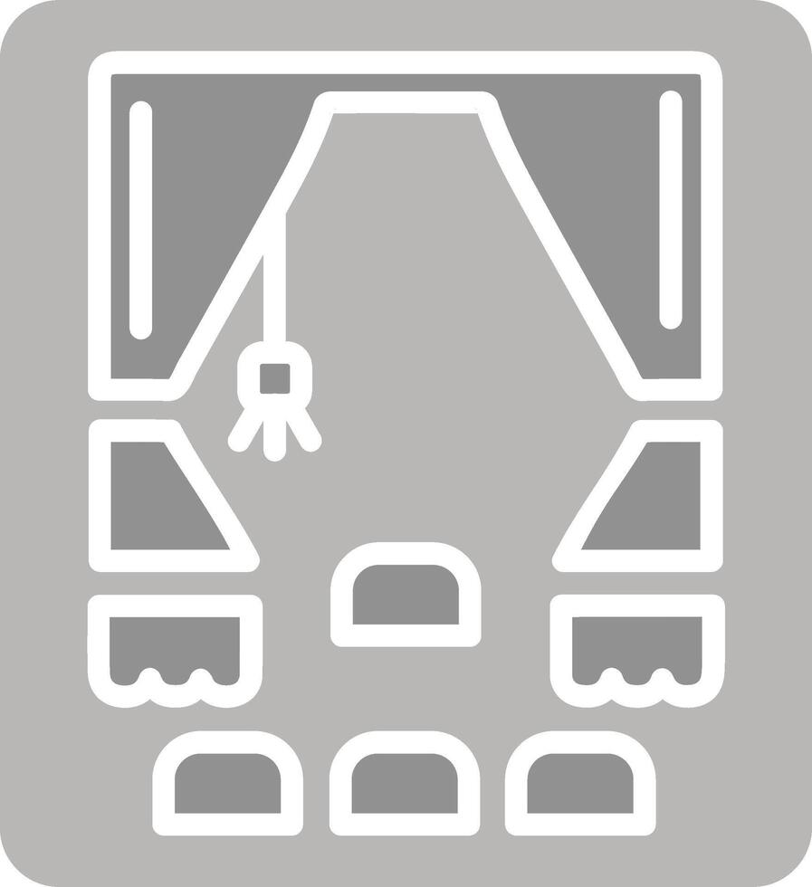 Curtain Vector Icon
