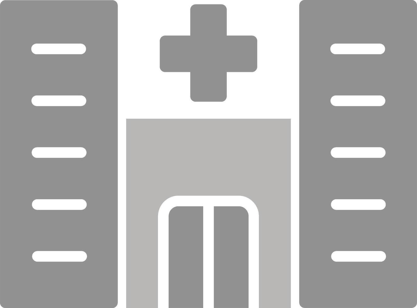 icono de vector de hospital