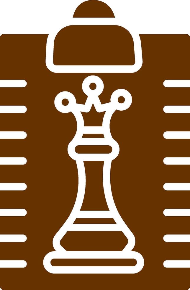 Clipboard Chess Vector Icon