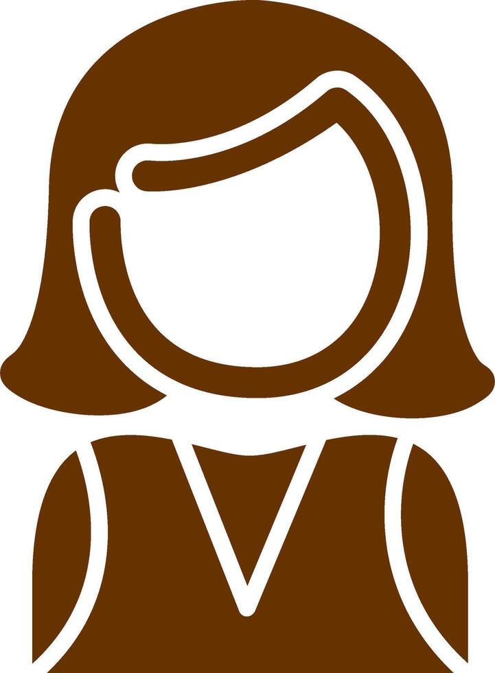 Elegant Lady Vector Icon