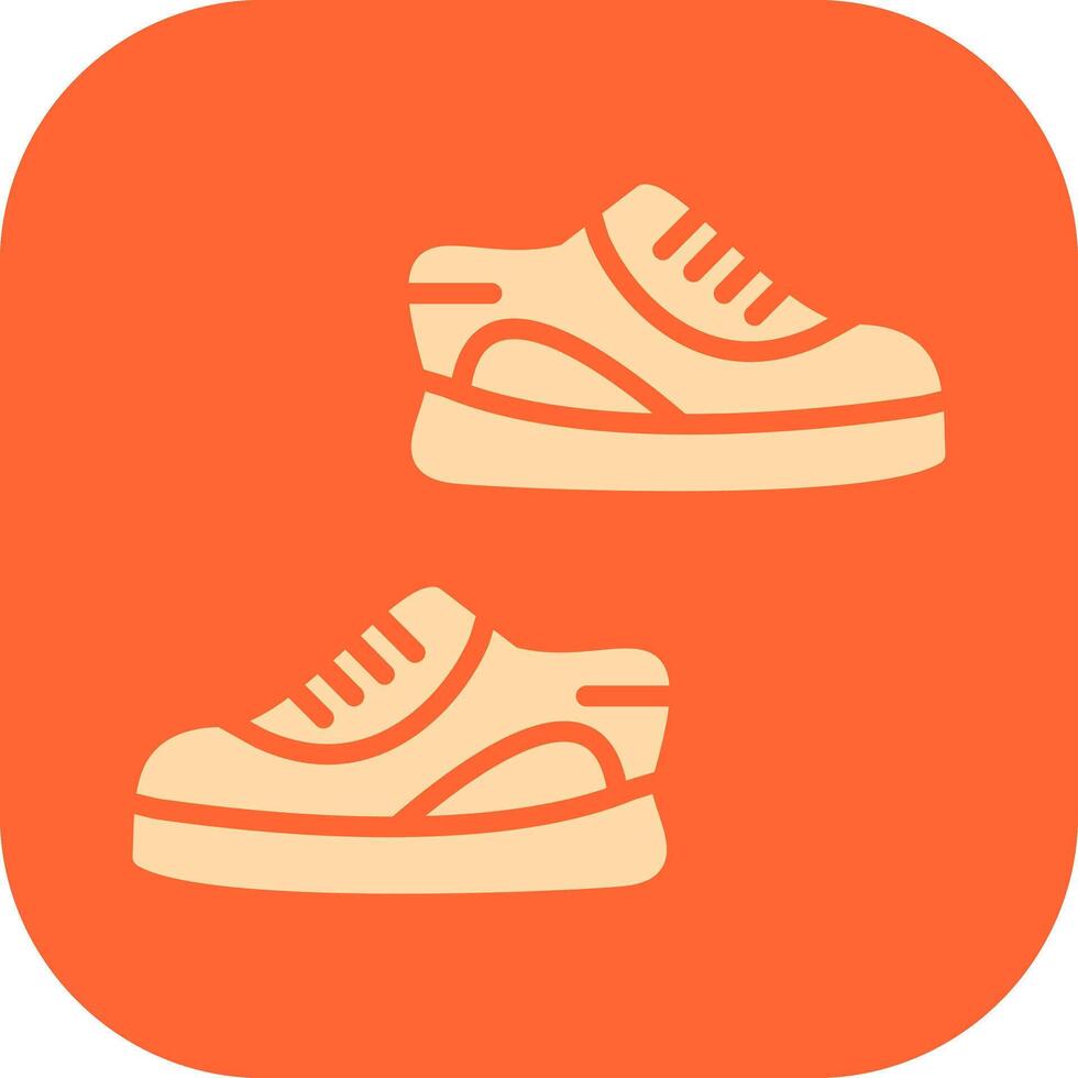 icono de vector de zapatillas