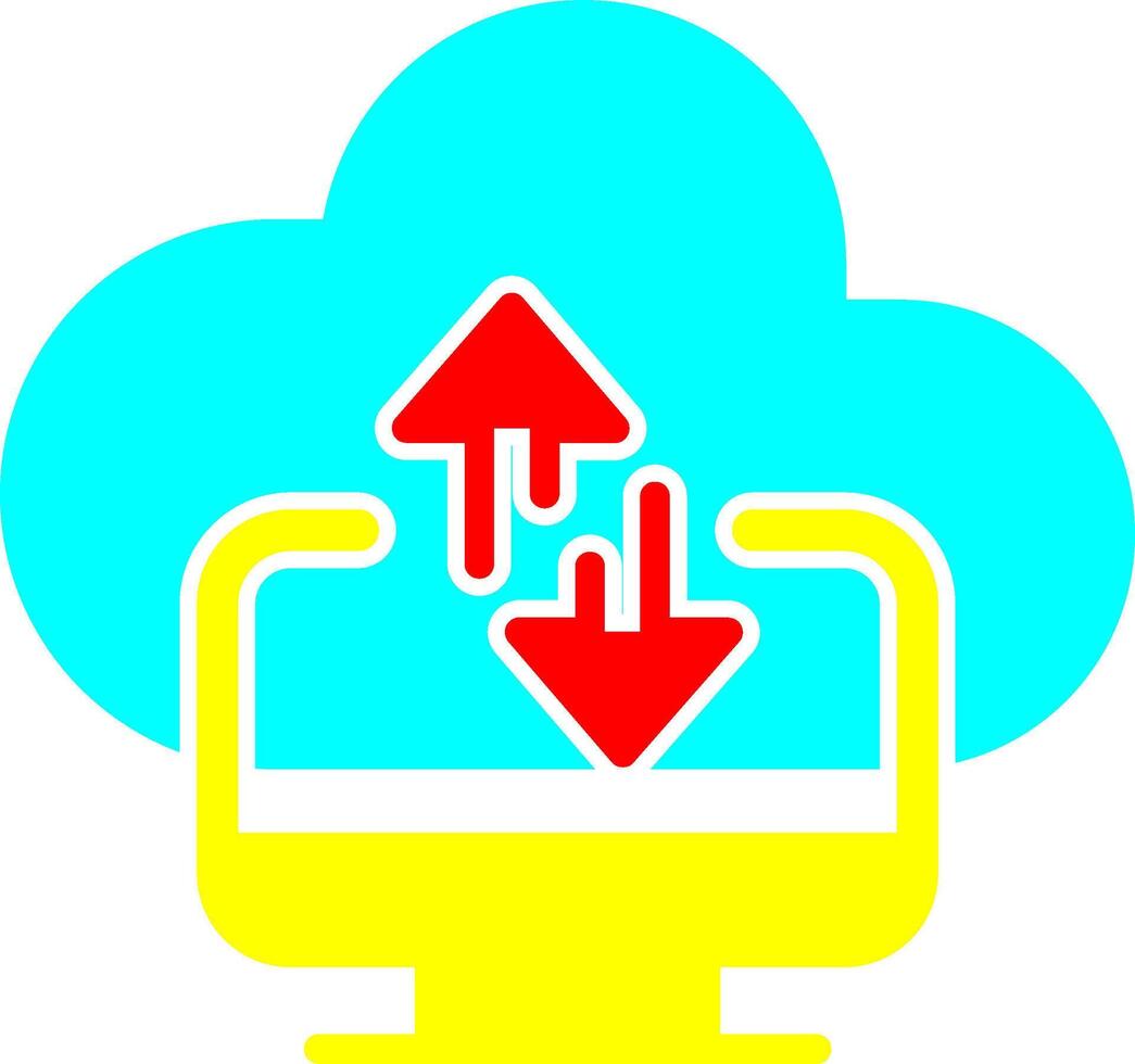 Data Transfer Vector Icon