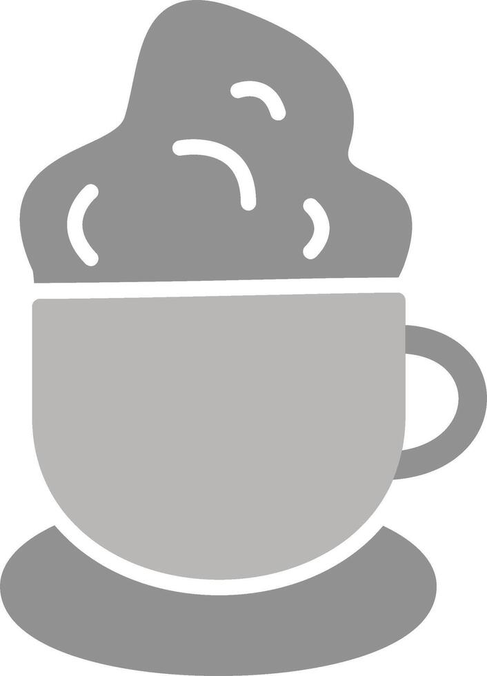 icono de vector de café cremoso