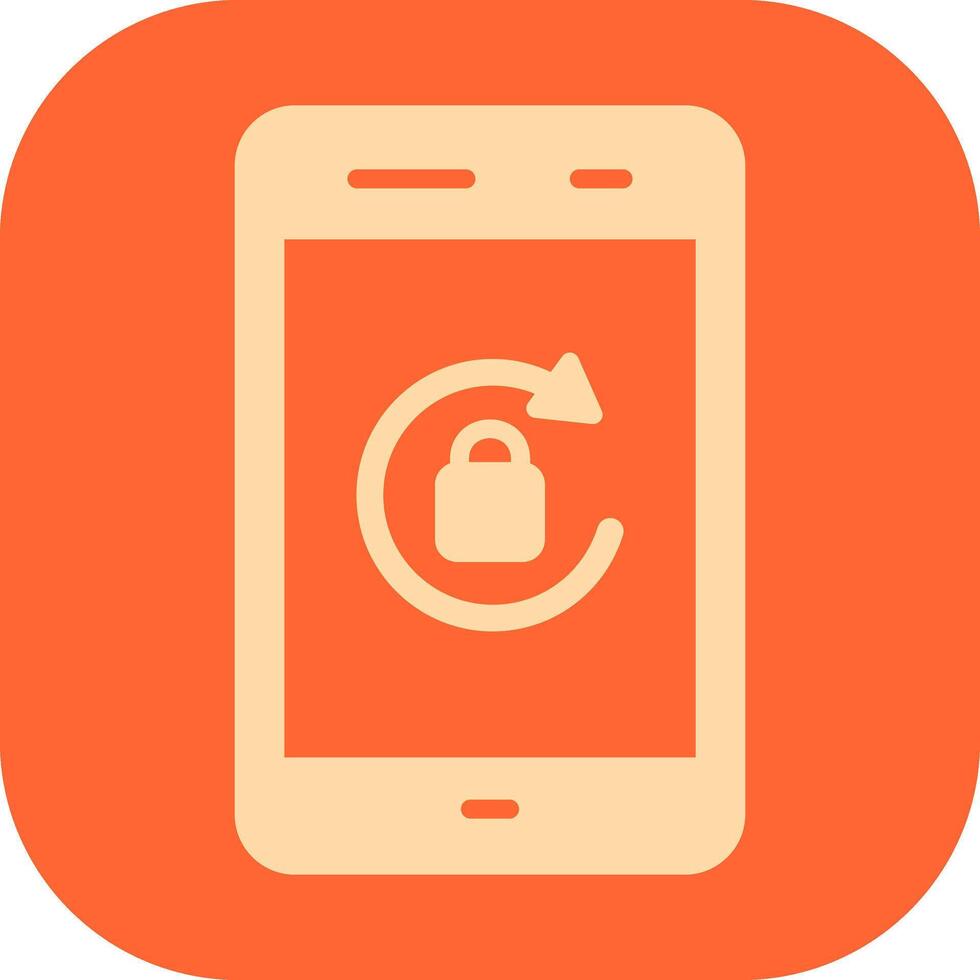 Portrait Orientation Lock Vector Icon