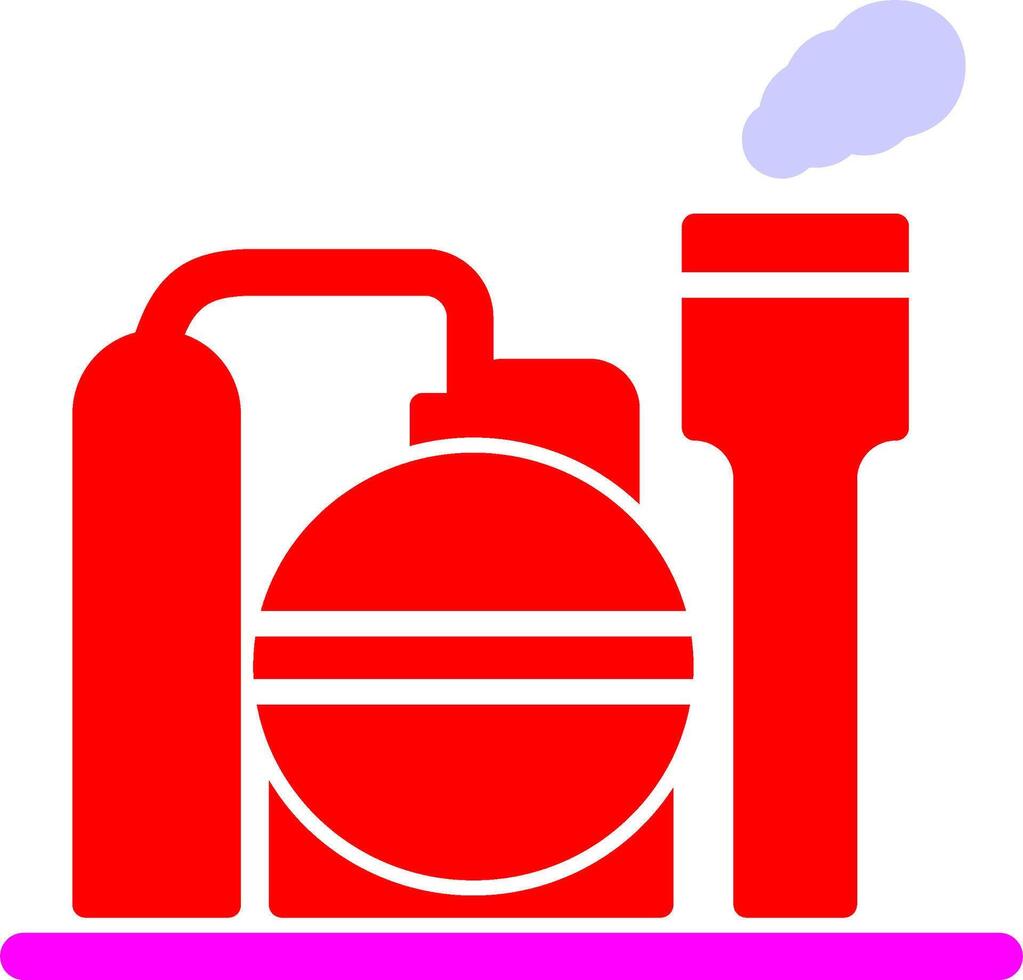 icono de vector de refinería