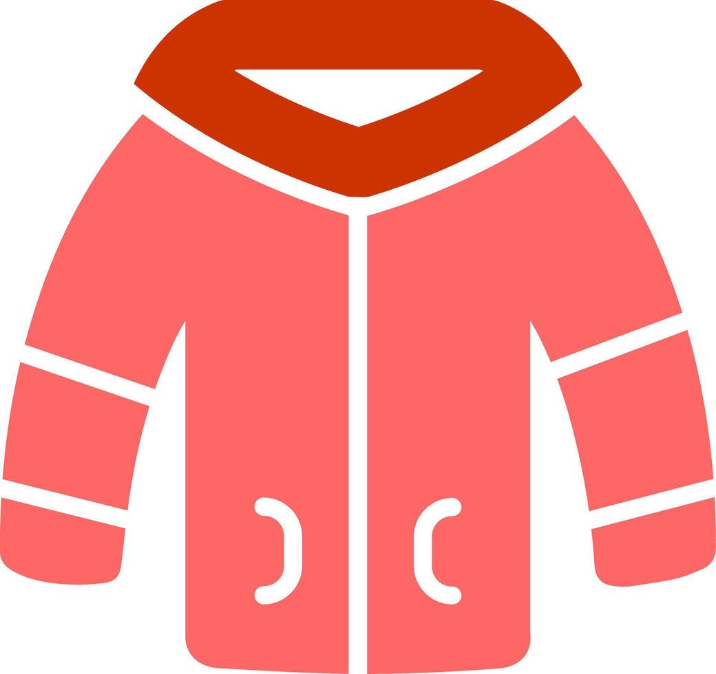 Winter Jacket Vector Icon