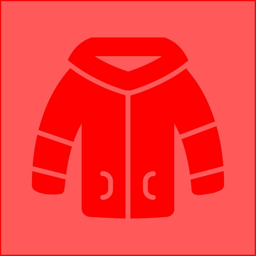 Winter Jacket Vector Icon