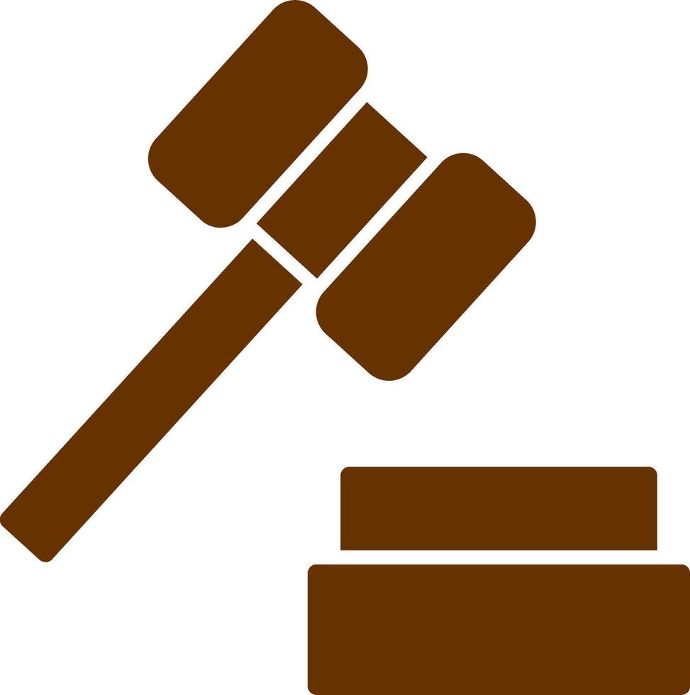 Gavel Vector Icon