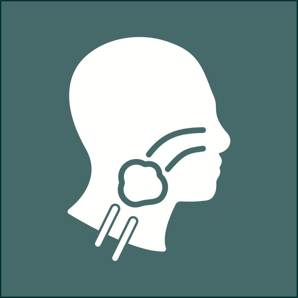 Throat Cancer Vector Icon