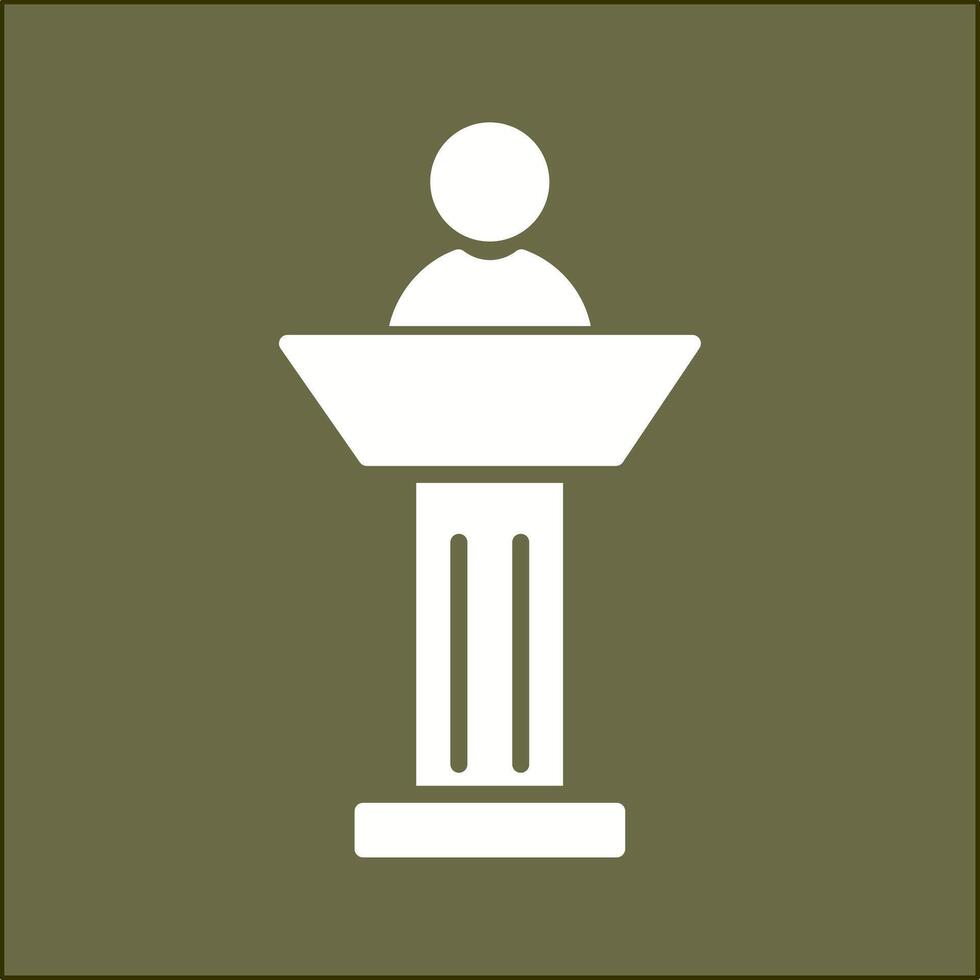 Podium Vector Icon