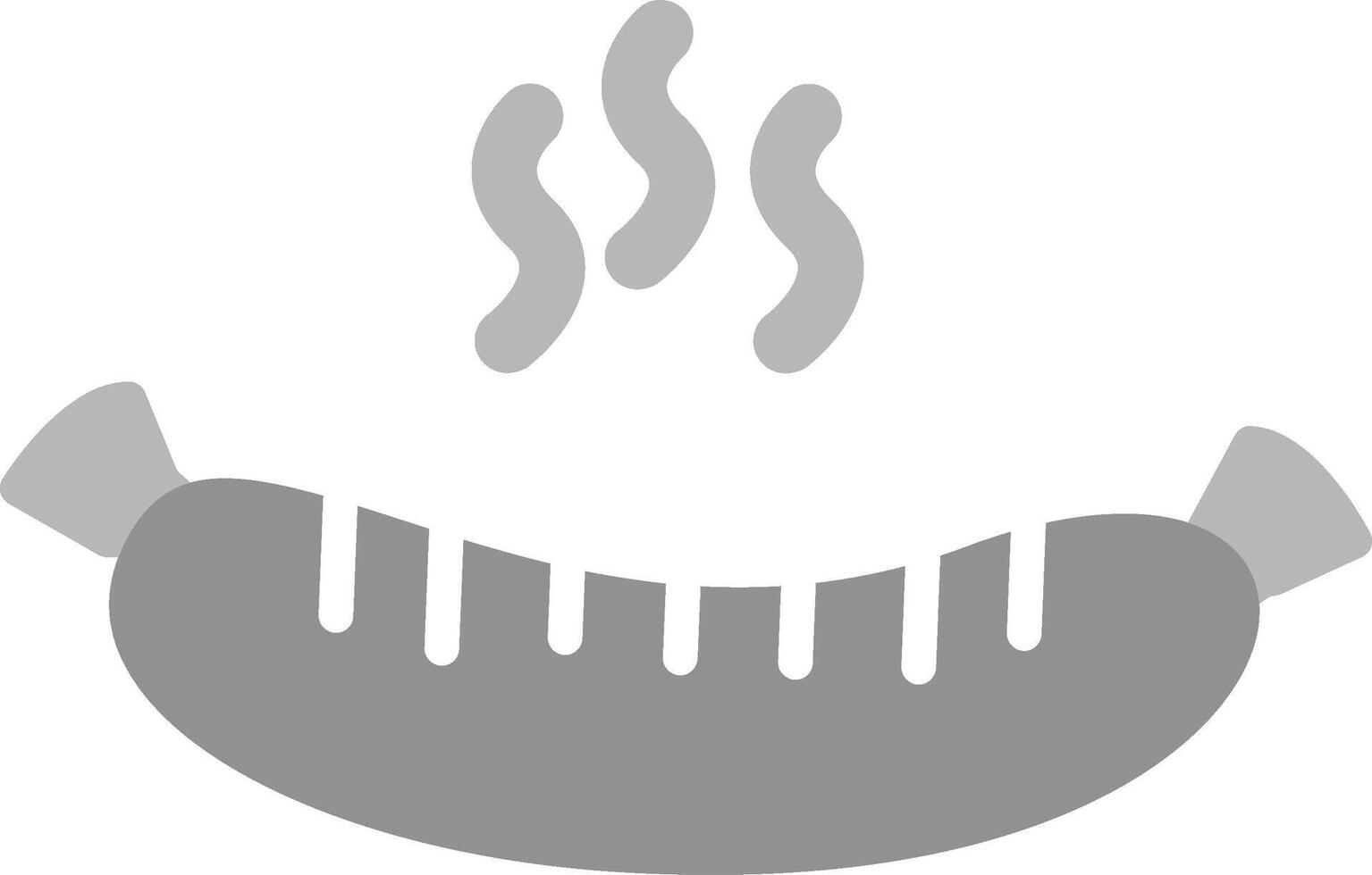 Hot Sausage Vector Icon