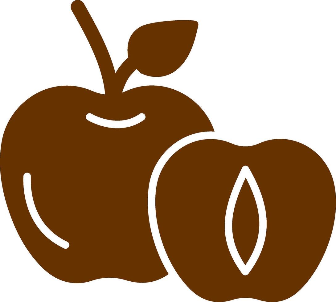 Apricot Vector Icon