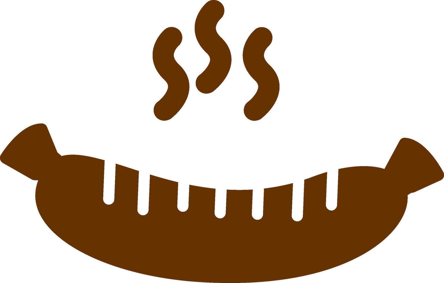Hot Sausage Vector Icon