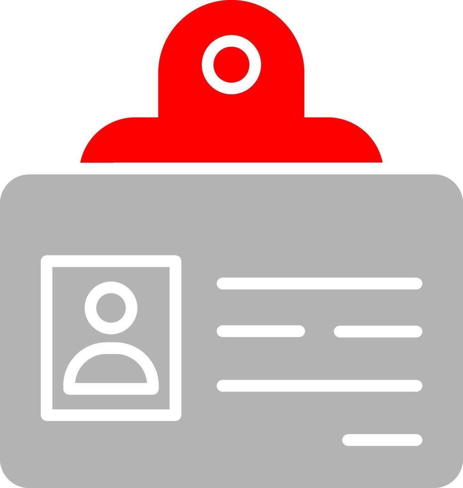 Identification Badge Vector Icon