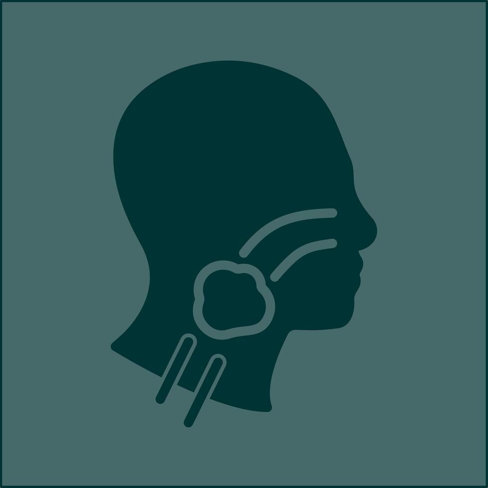 Throat Cancer Vector Icon