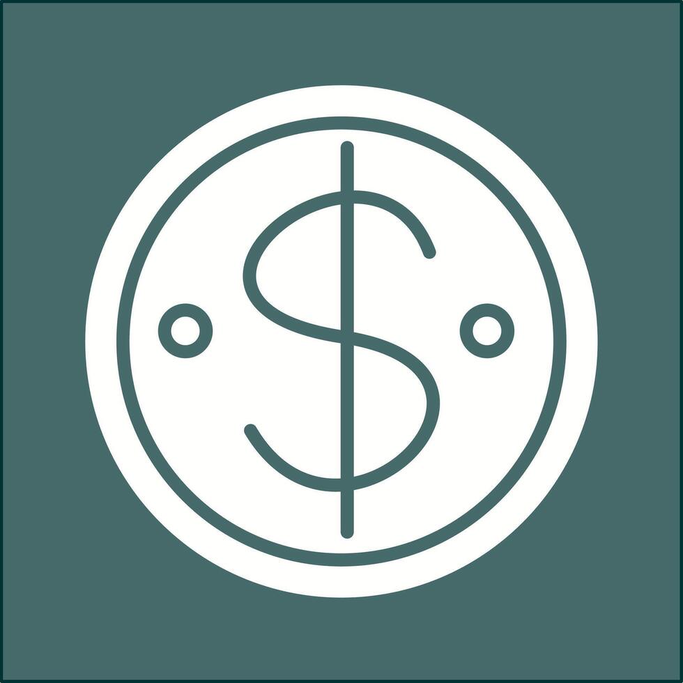 Dollar Coin Vector Icon