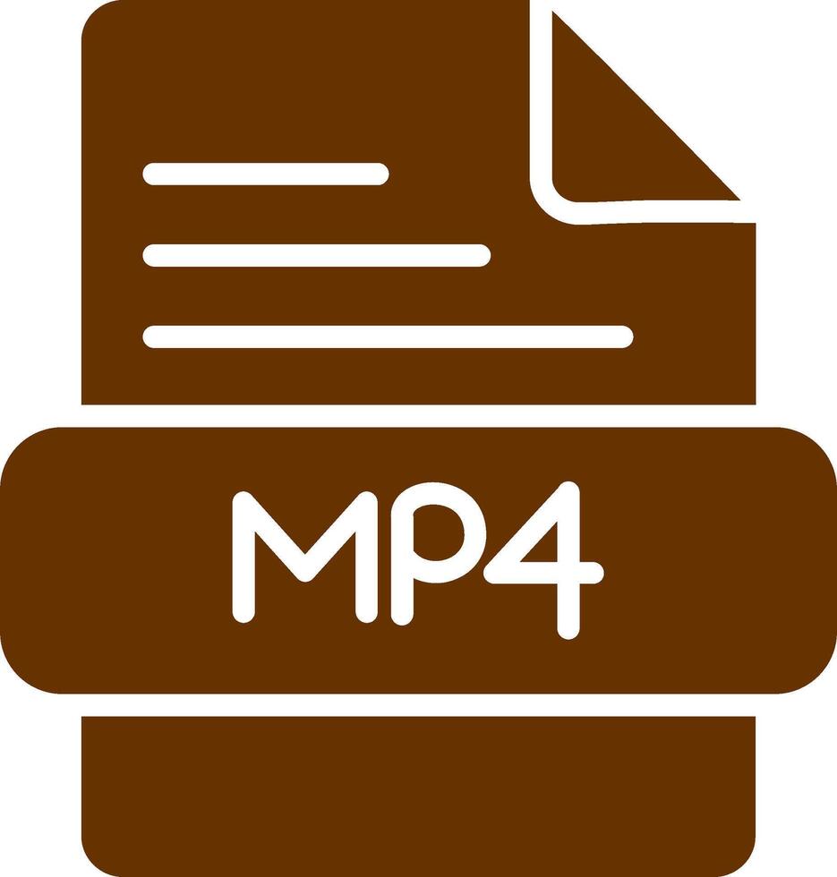 MP4 Vector Icon