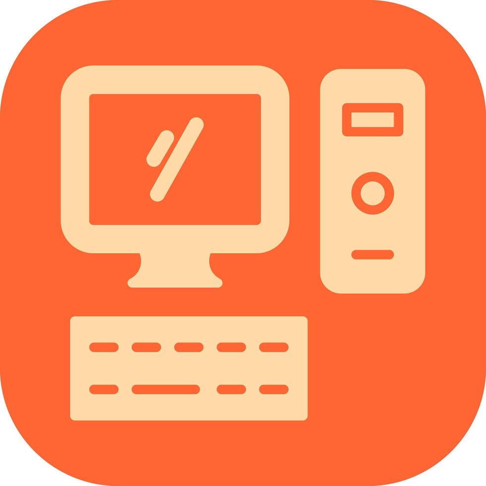 Computer Vector Icon
