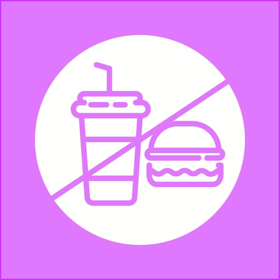 No Food Vector Icon