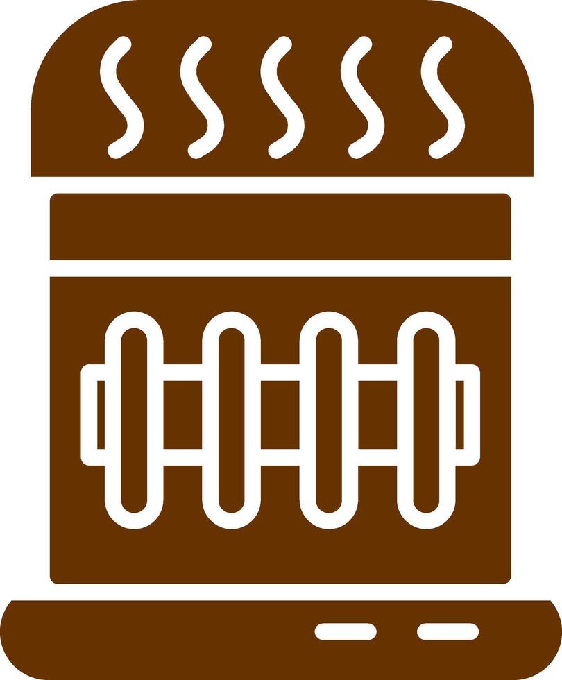 Gas Heater Vector Icon