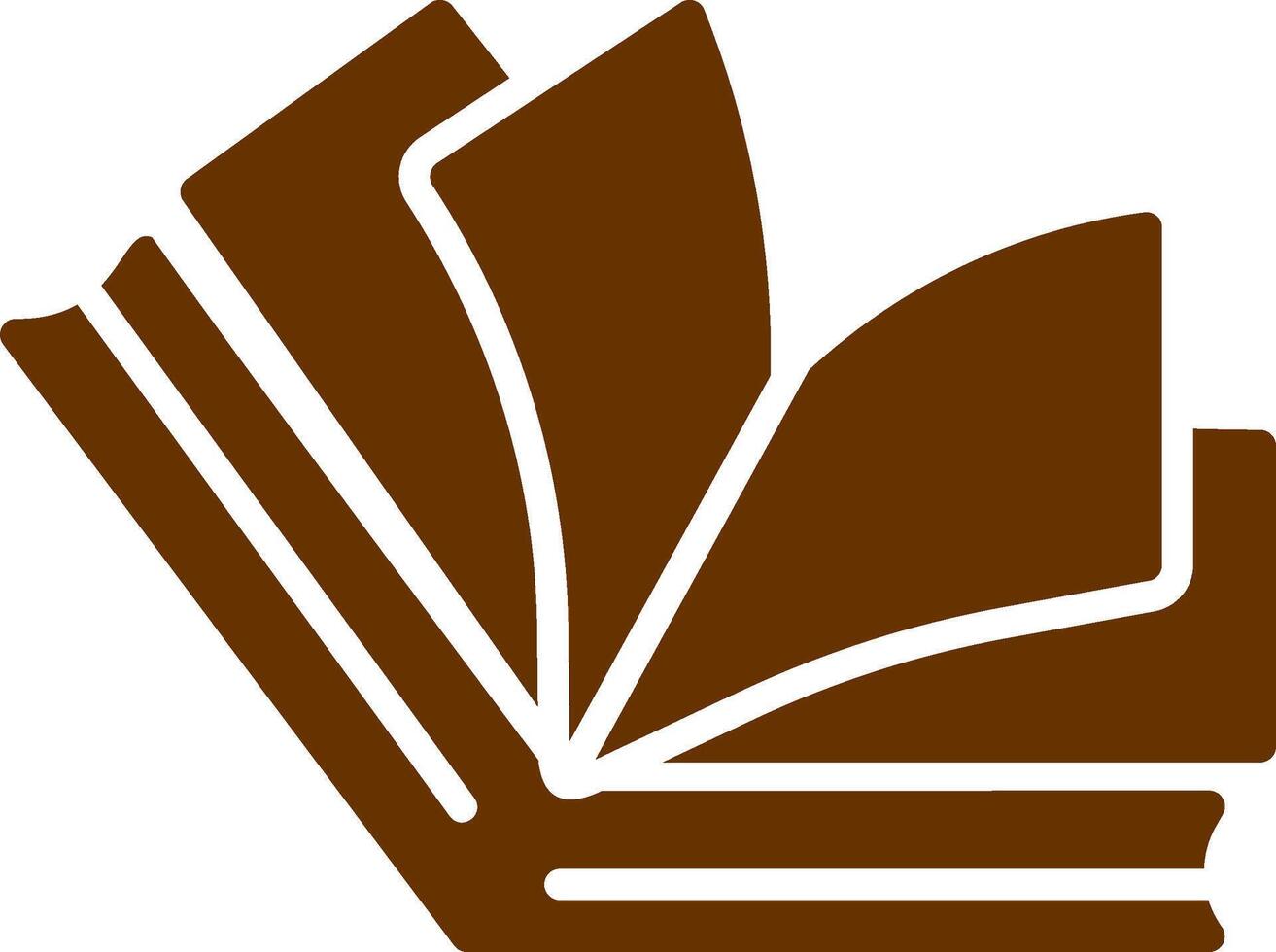Open Book Vector Icon