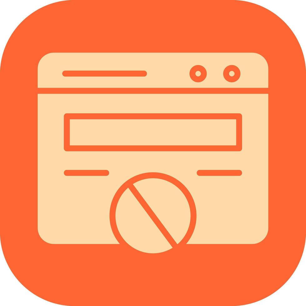 Block Website Vector Icon