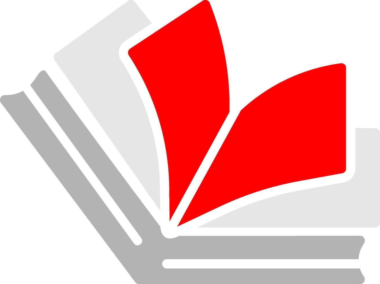 Open Book Vector Icon