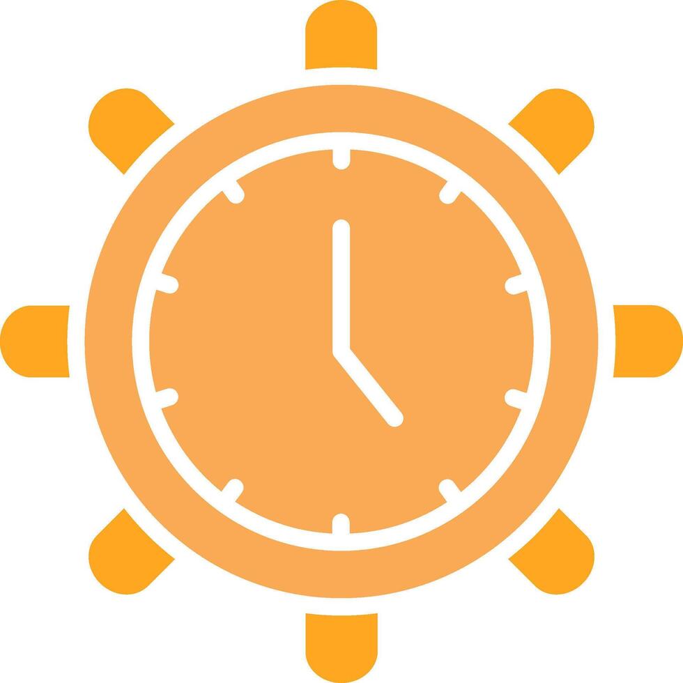 Time Settings Vector Icon