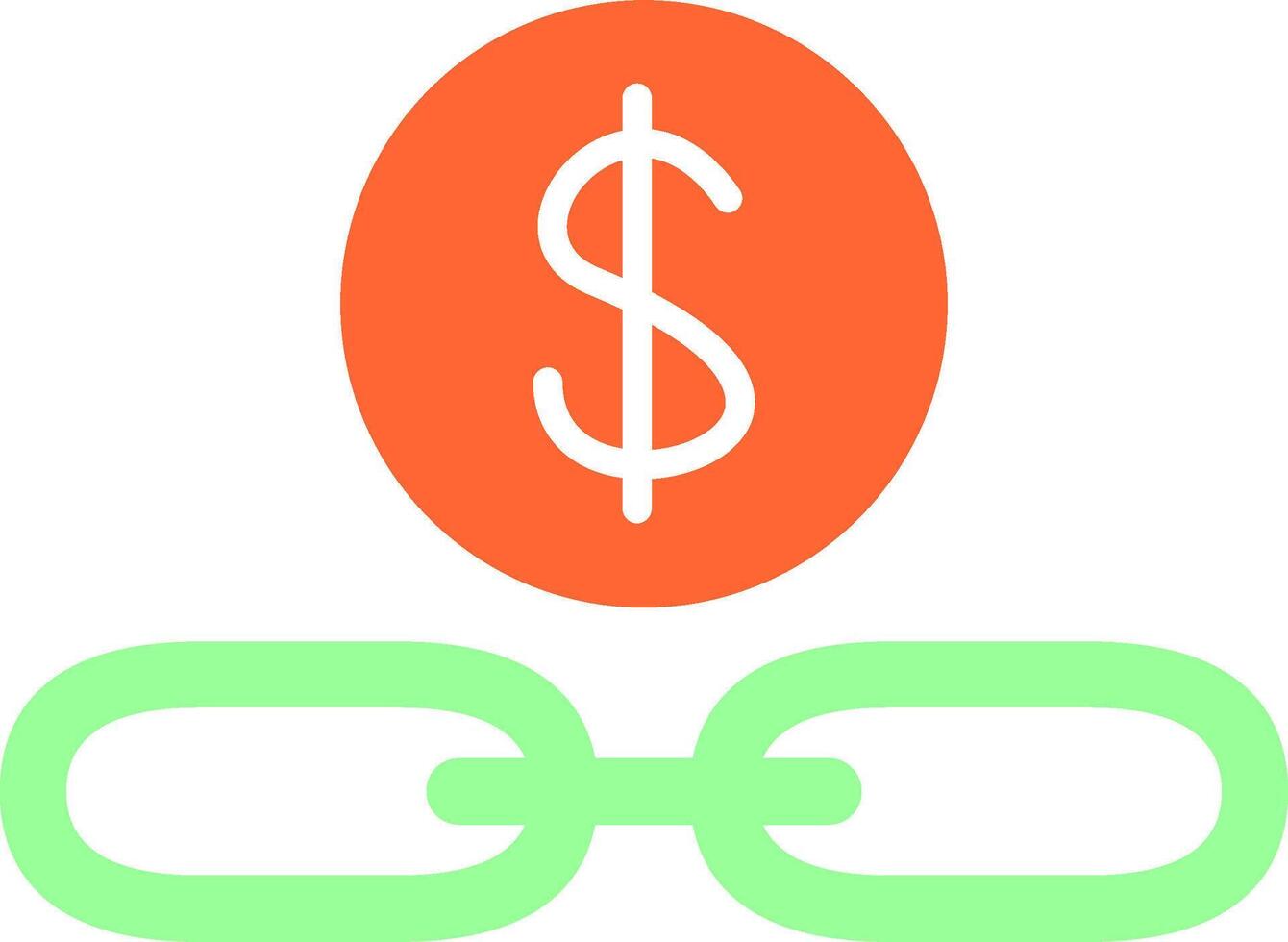 Link Sales Vector Icon