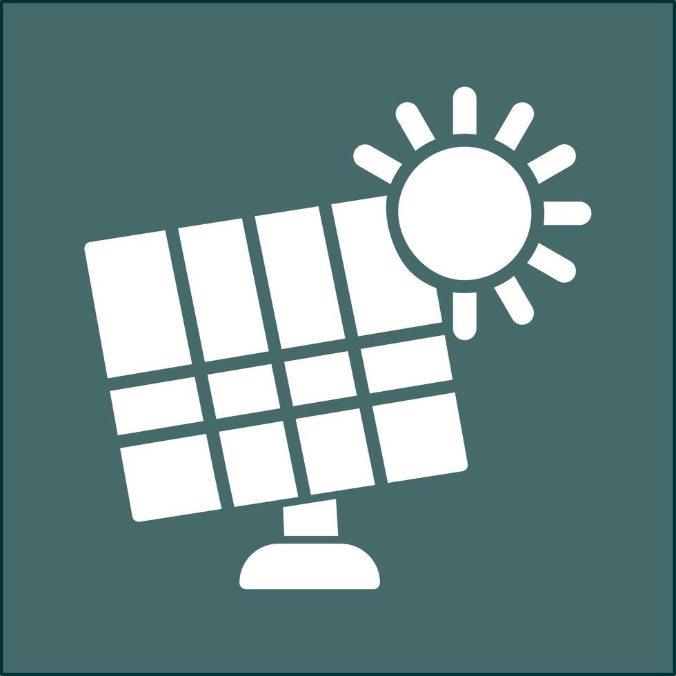 icono de vector de panel solar