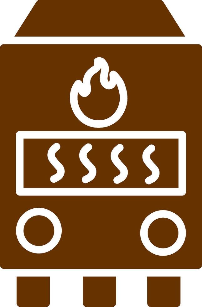 Gas Furnace Vector Icon