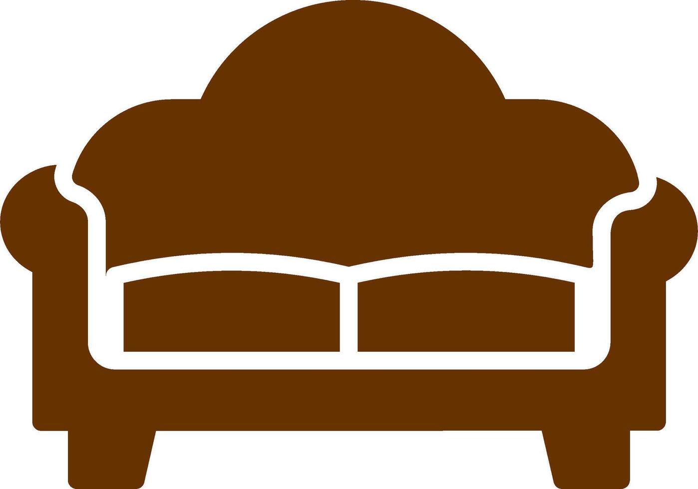 Double Sofa Vector Icon