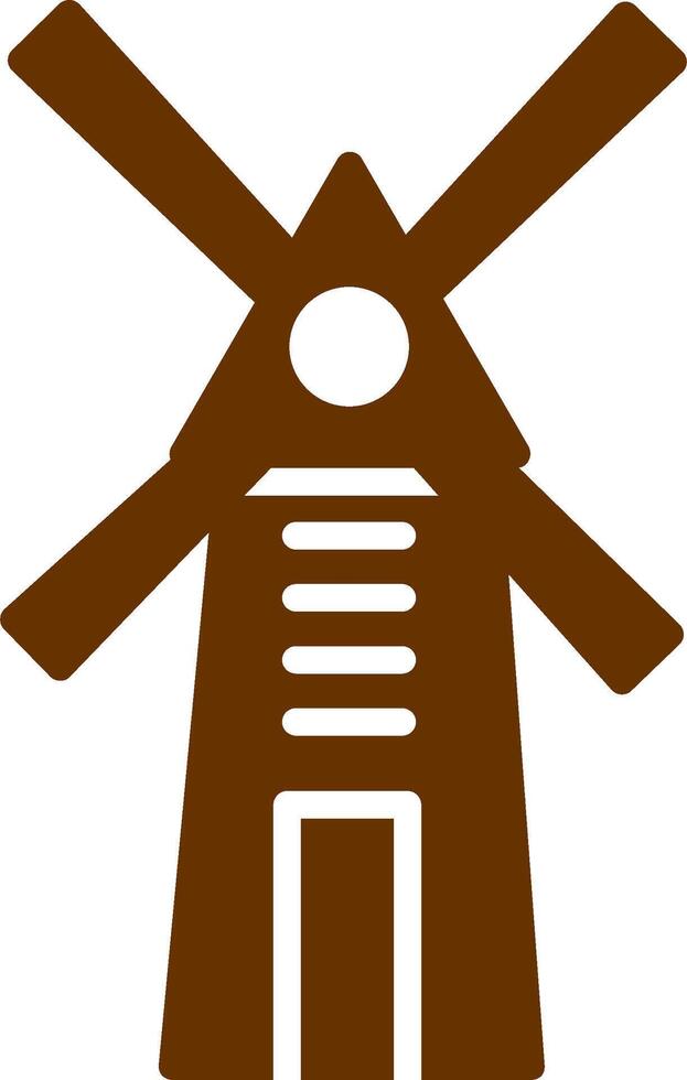 Windmill Vector Icon