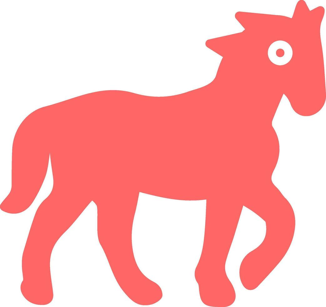 icono de vector de caballo