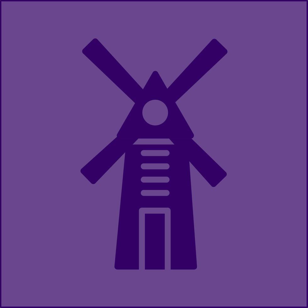 Windmill Vector Icon