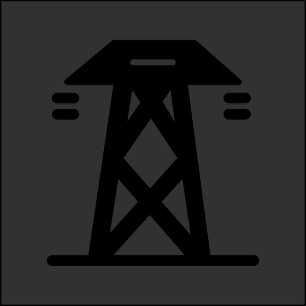 Power Line Vector Icon