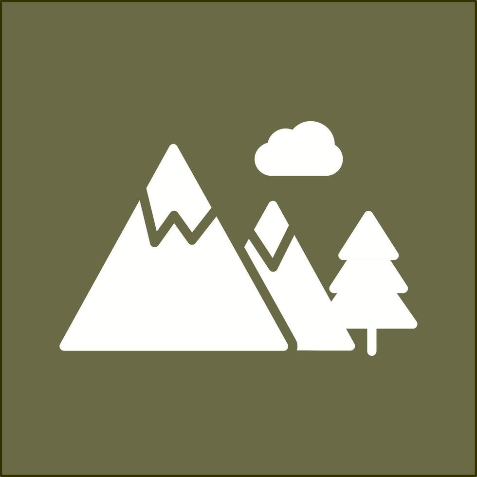 Mountain Vector Icon
