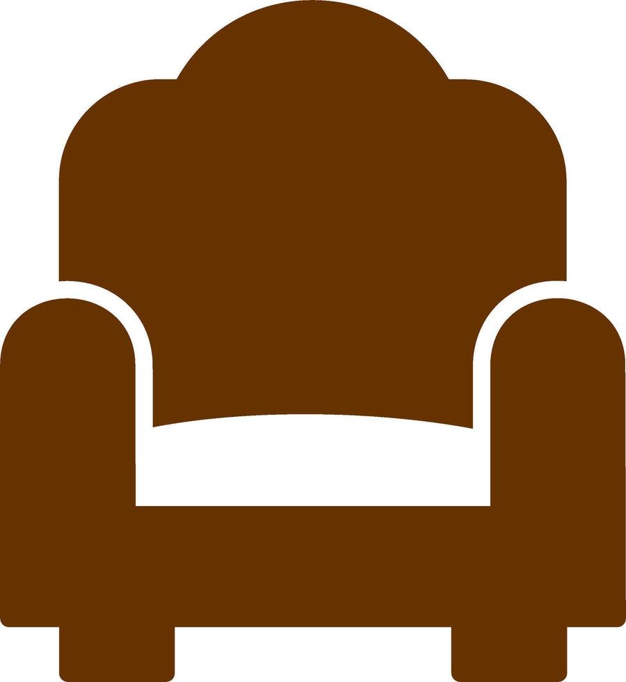 Single Sofa Vector Icon