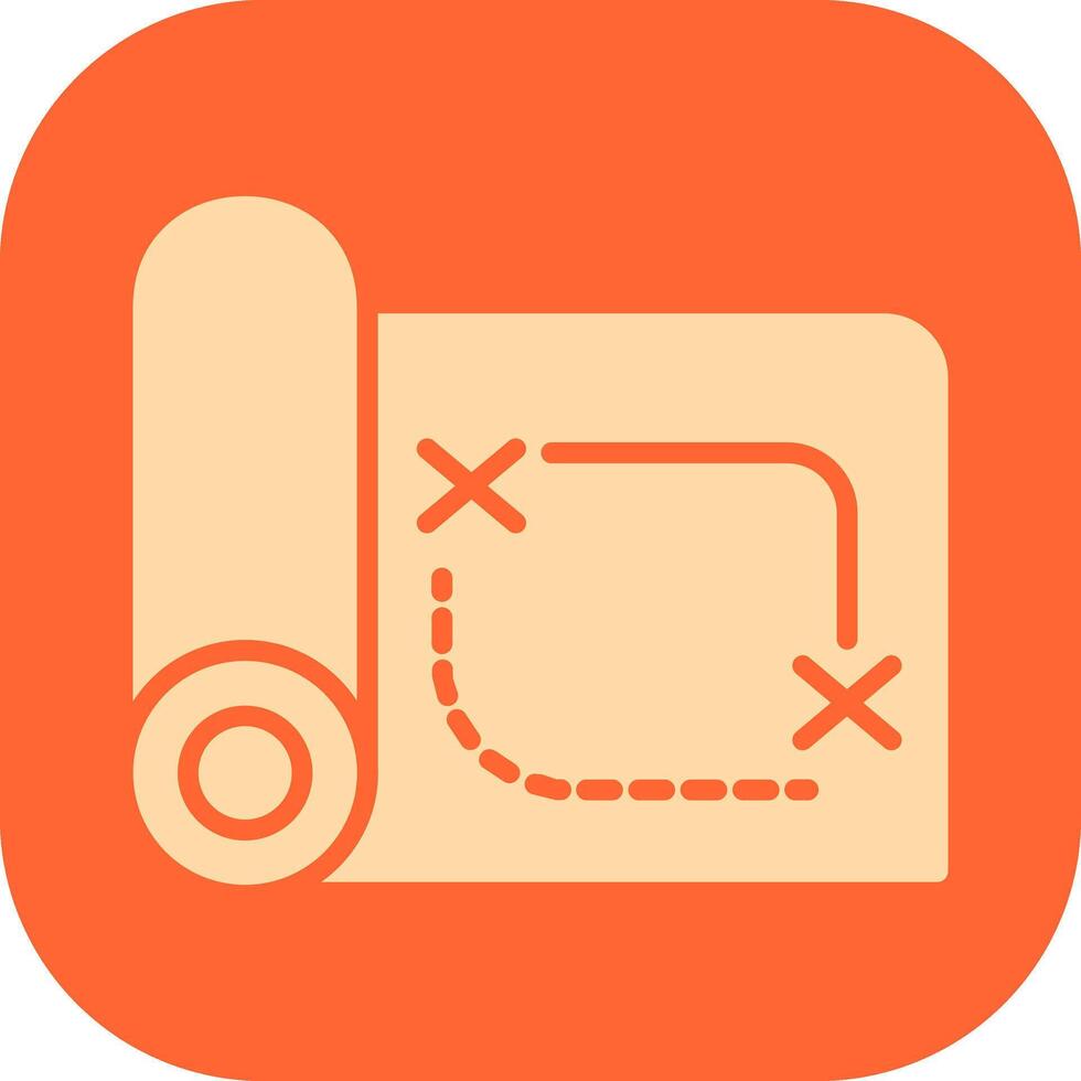 Pirate Map Vector Icon