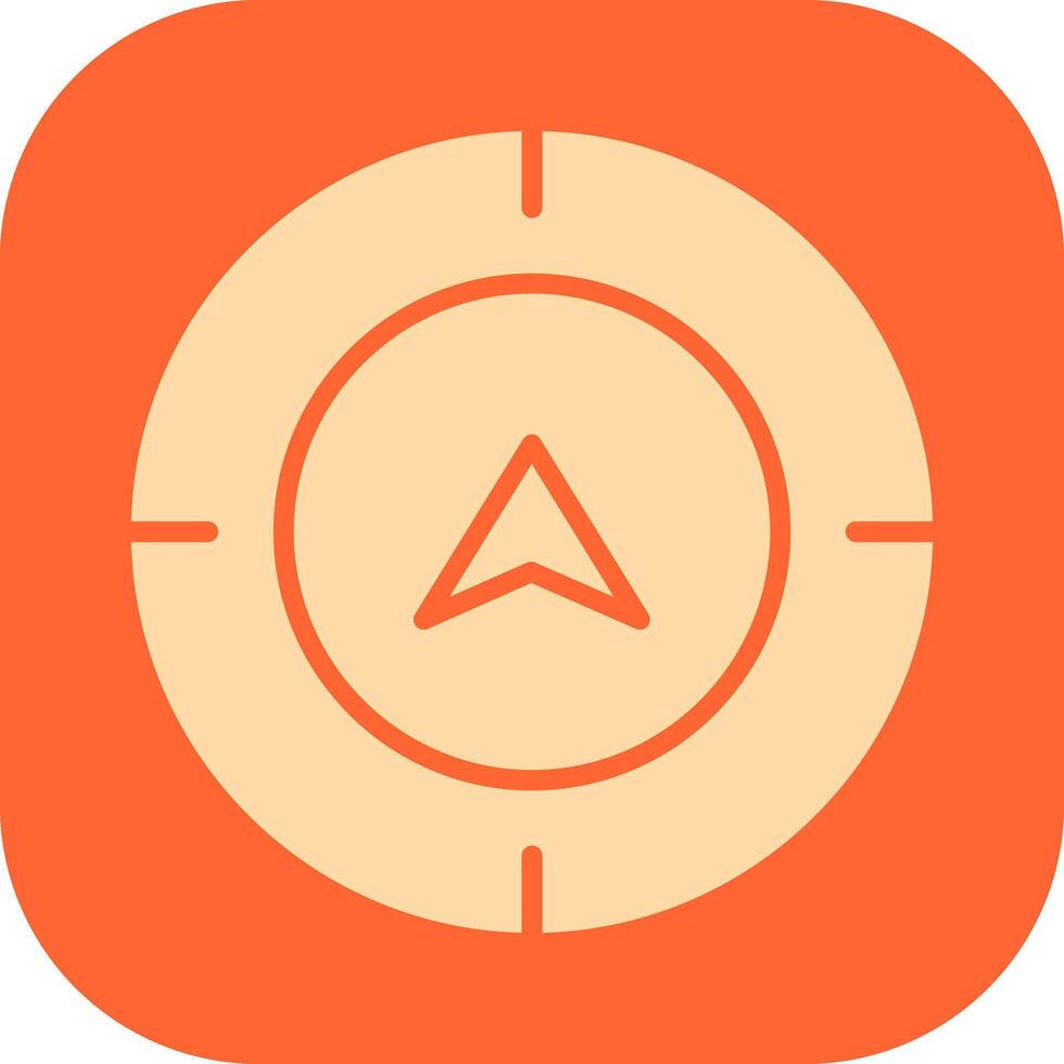 Directional Compass Vector Icon