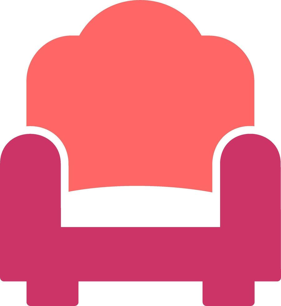 Single Sofa Vector Icon