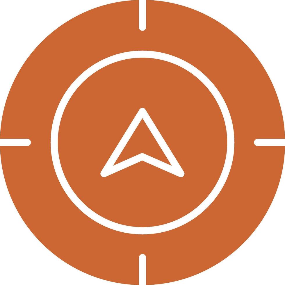 Directional Compass Vector Icon