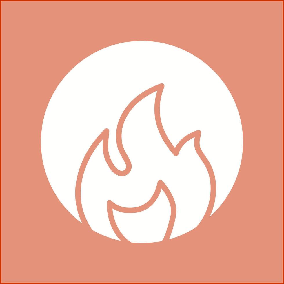 icono de vector de fuego