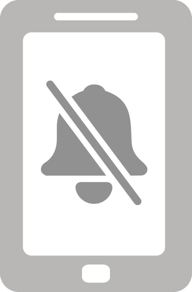 Notification Mute Vector Icon