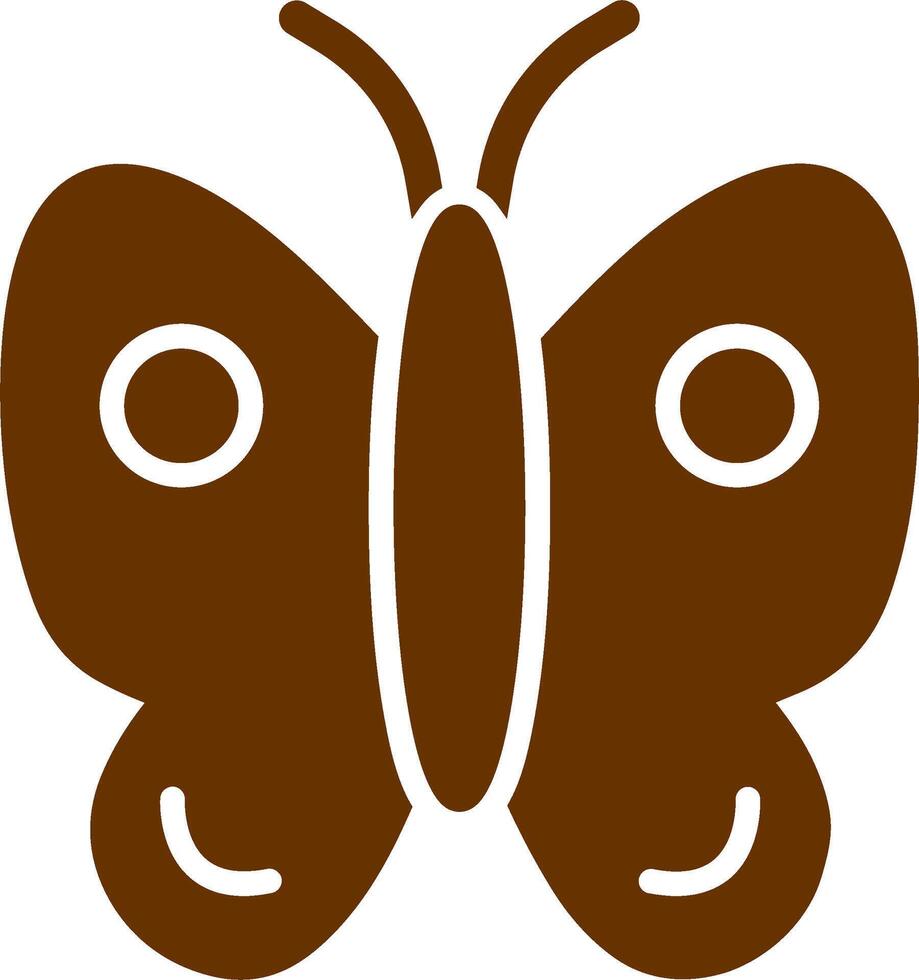 icono de vector de mariposa