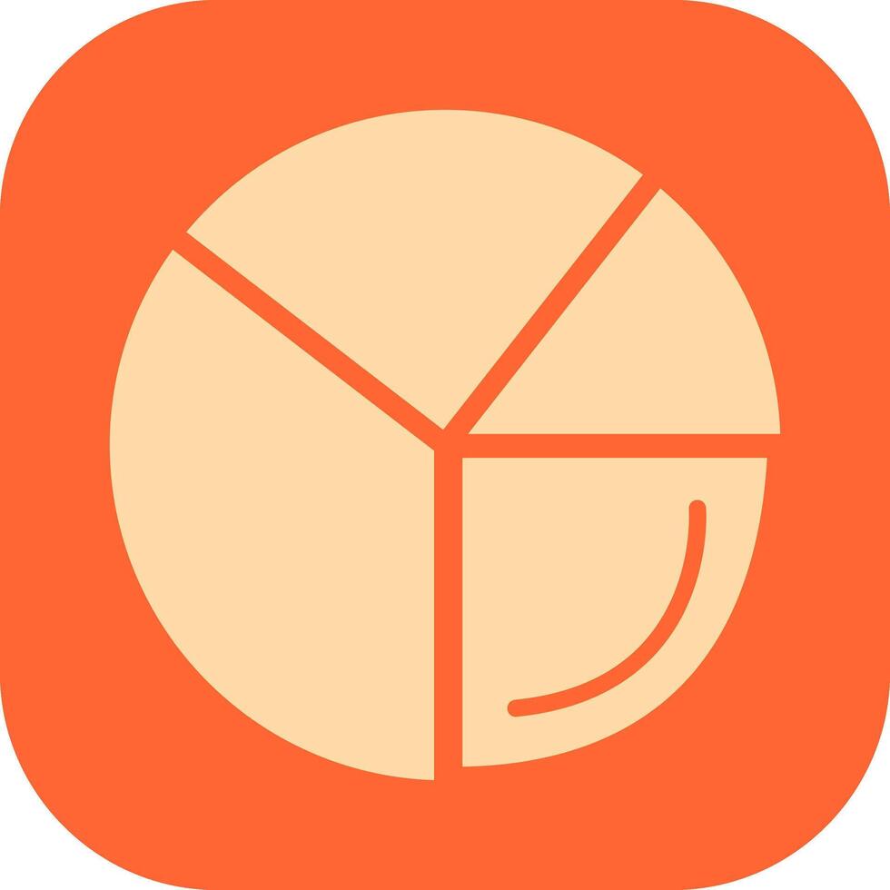 Pie Chart Analysis Vector Icon