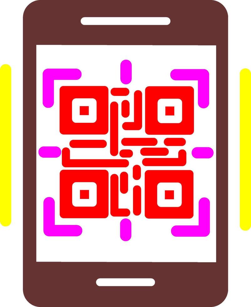 icono de vector de código qr